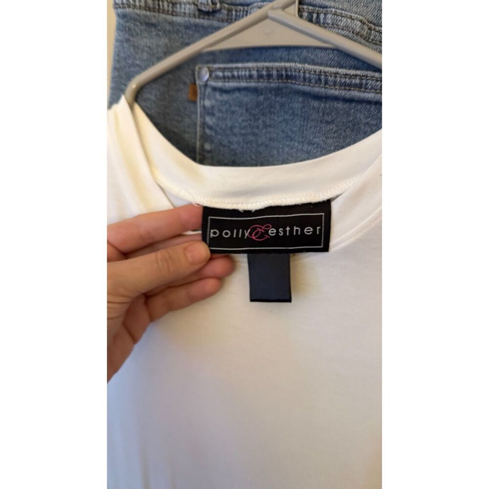 White Short Sleeve Bodysuit XL